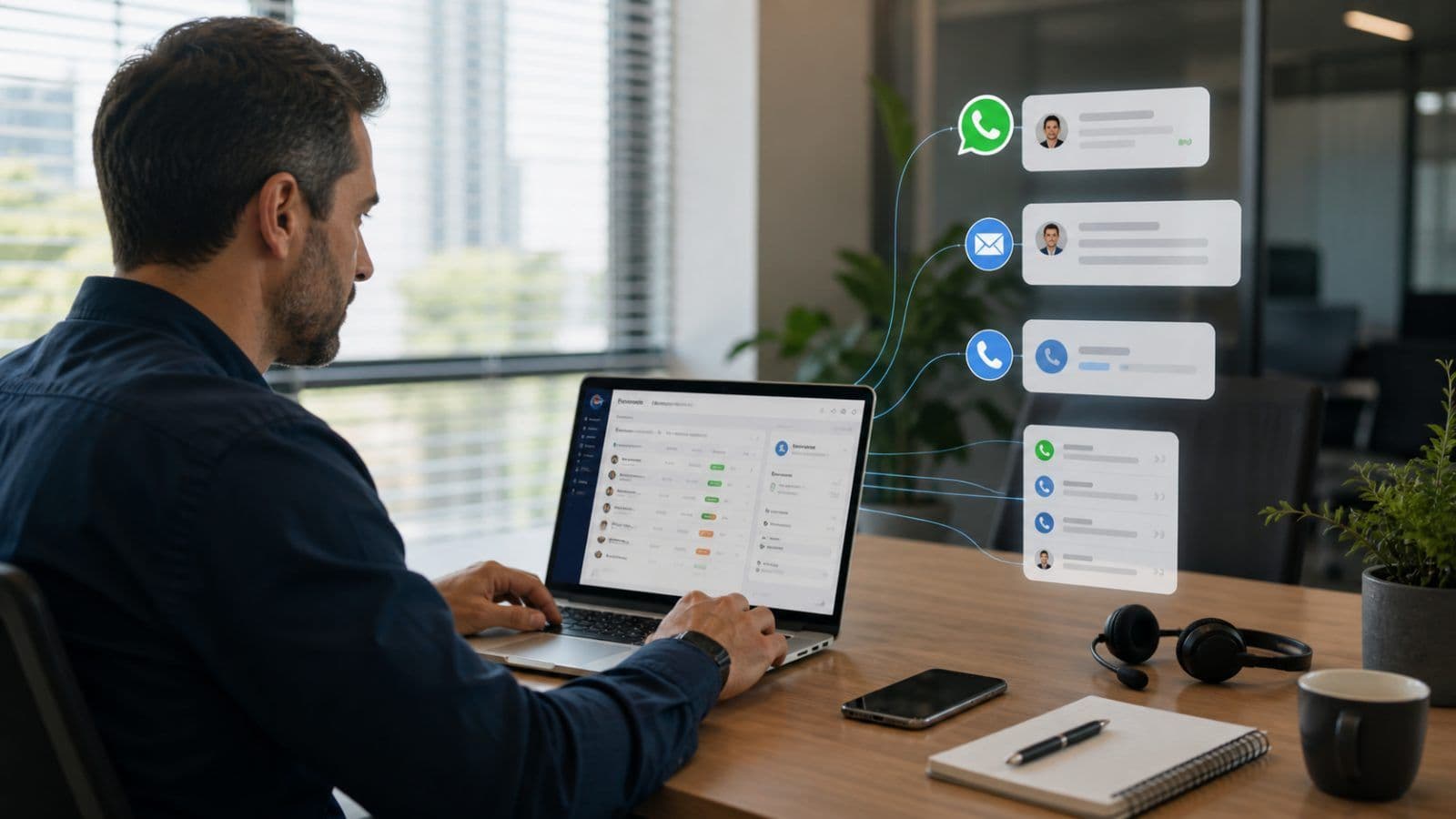 Omnichannel na Prática: Como Centralizar WhatsApp, E-mail e Telefone em um Único CRM