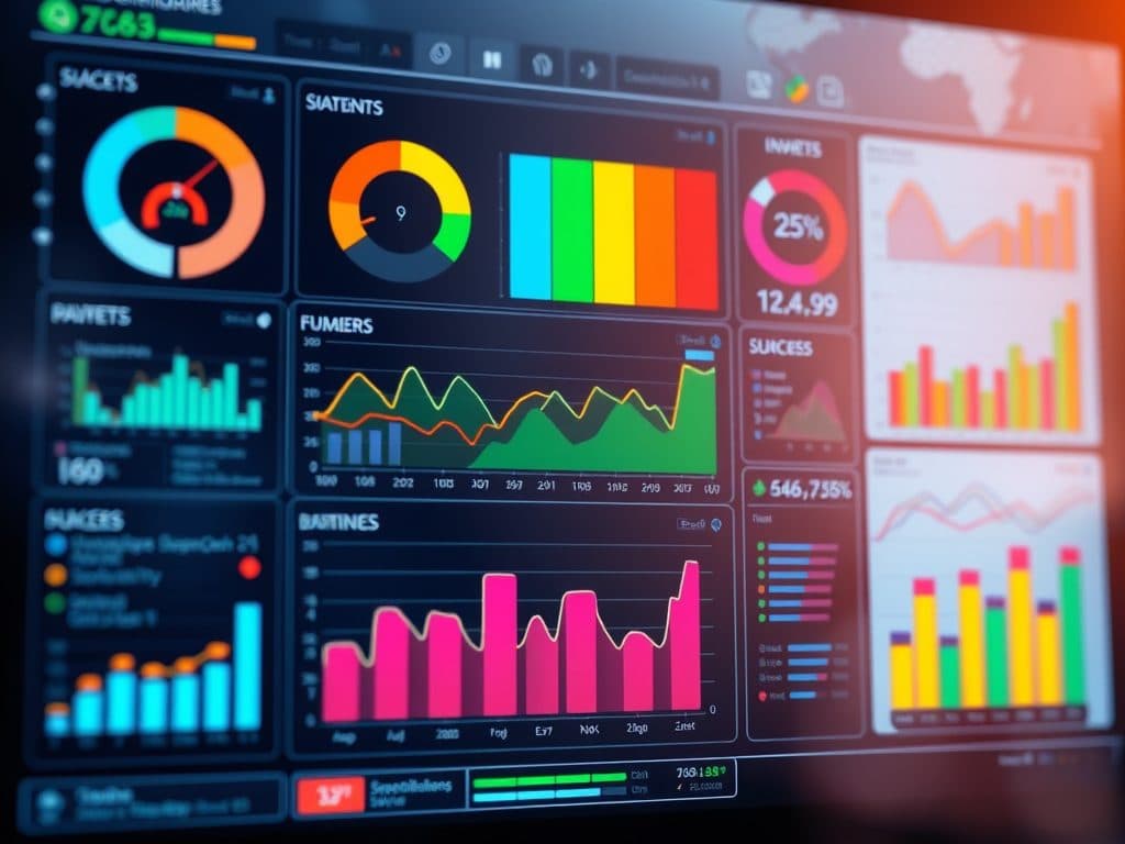 Acompanhamento de metas e indicadores de sucesso