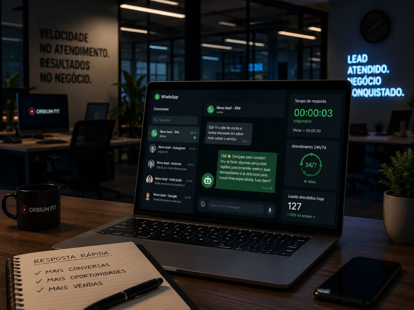Resposta em Segundos: Como a Automação Elimina o Lead Perdido por Demora
