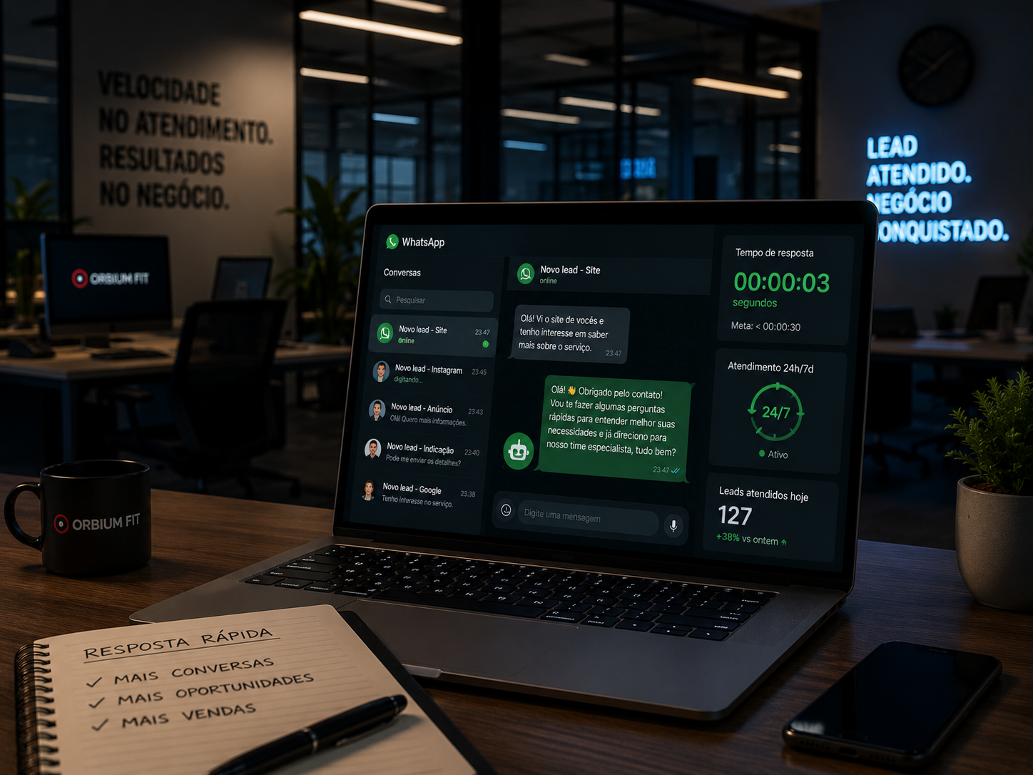 Resposta em Segundos: Como a Automação Elimina o Lead Perdido por Demora